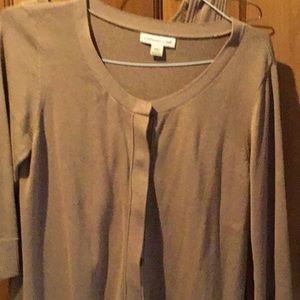 Sweater with matching sleeveless shirt. Coldwater Creek. Medium